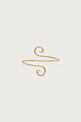 Spiral Twisted Arm Cuff