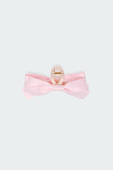 Satin Effect Bow Hair Clip