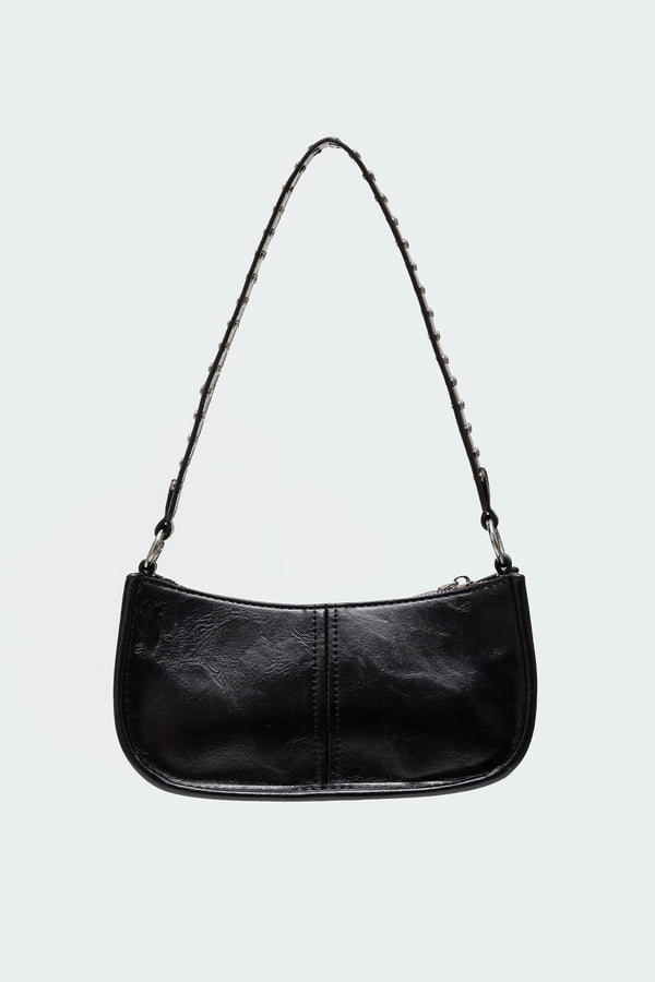 Studded Strap Faux Leather Bag view 2