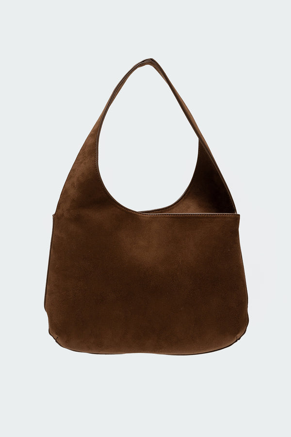 Faux Suede Shoulder Bag view 2