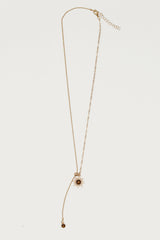 Sun Gemstone Cascading Chain Necklace