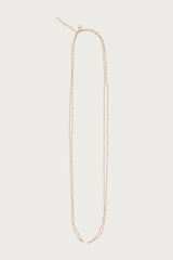 Rhinestone Pendant Layered Belly Chain