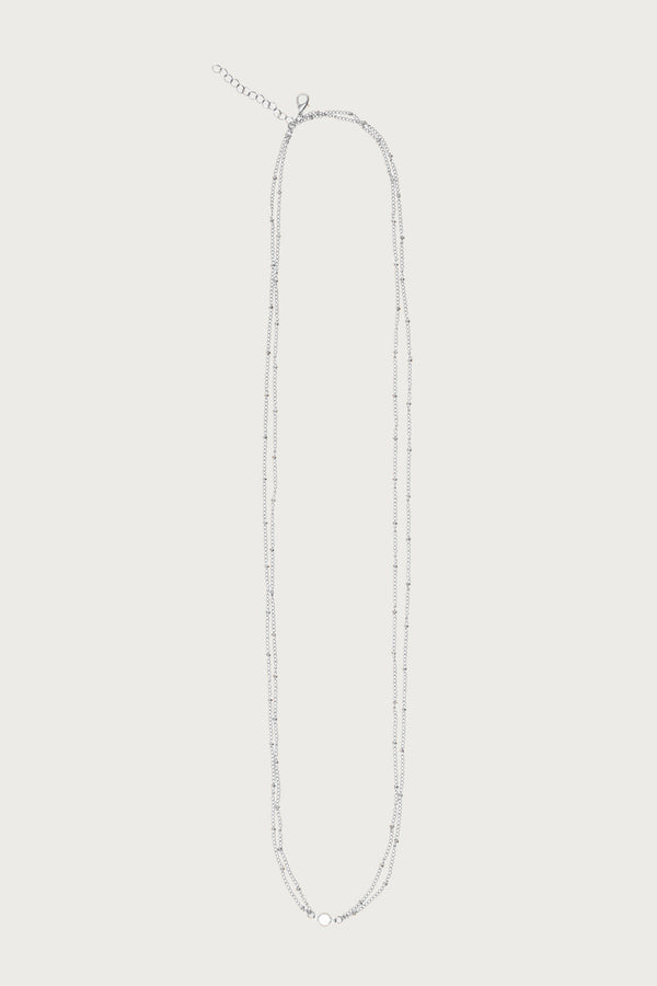 Rhinestone Pendant Layered Belly Chain view 2