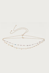 Butterfly Beaded Layered Belly Chain