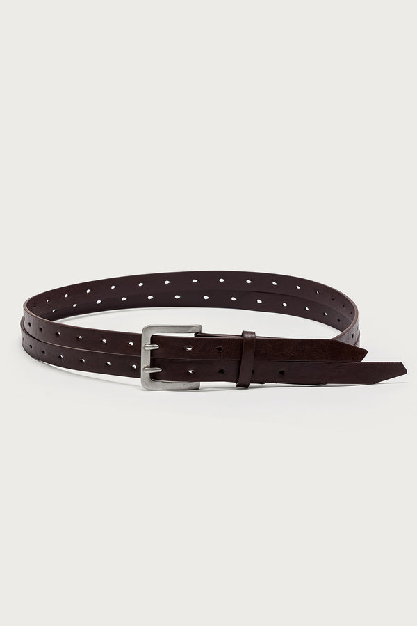 Double Look Faux Leather Belt view 2