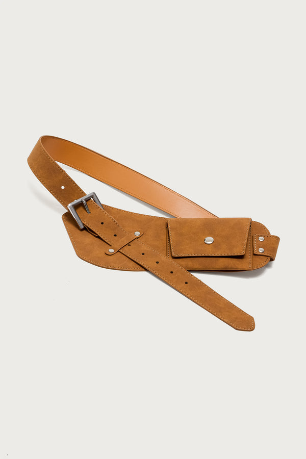 Faux Suede Utility Belt view 2