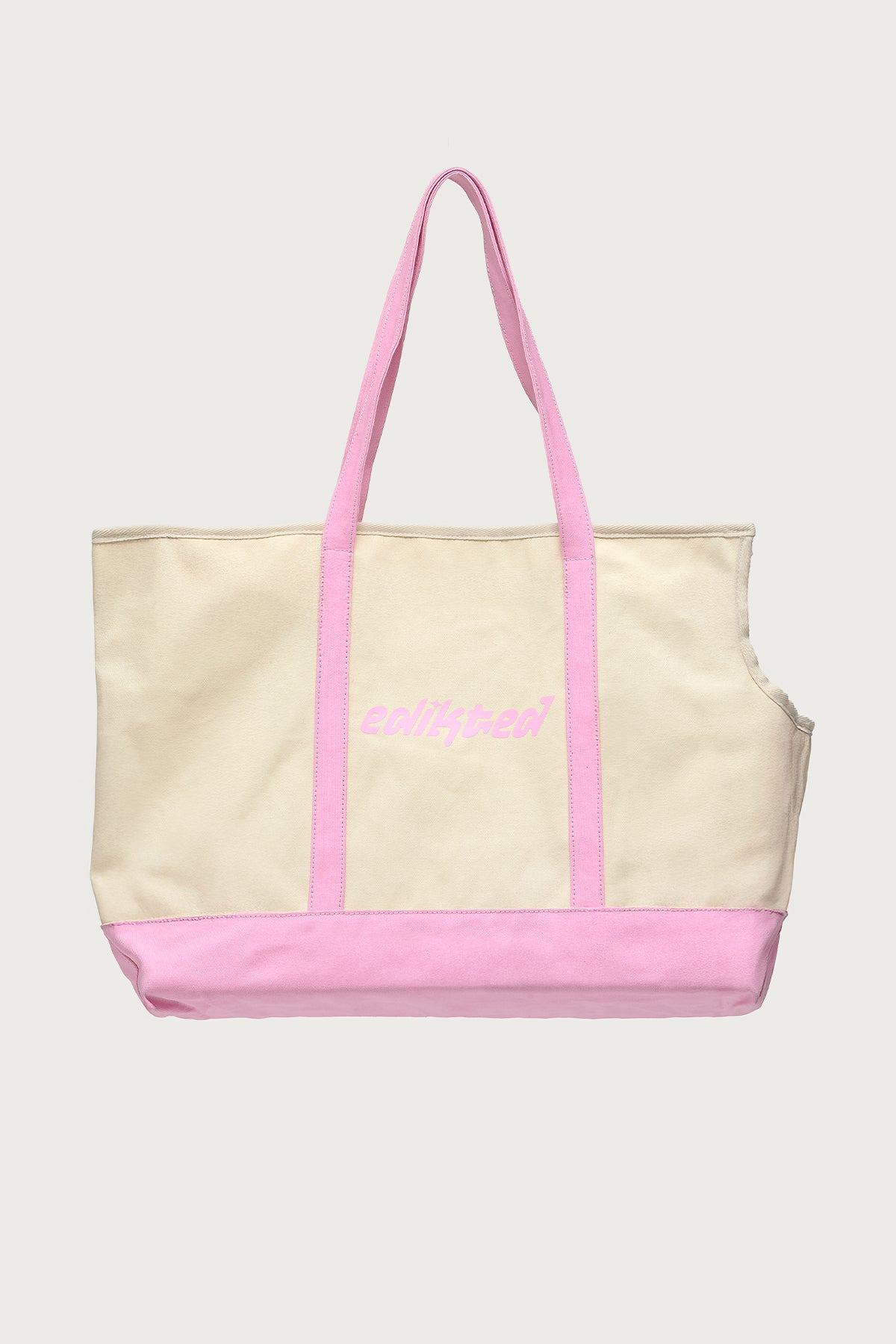 Contrast Pet Carrier Tote Bag
