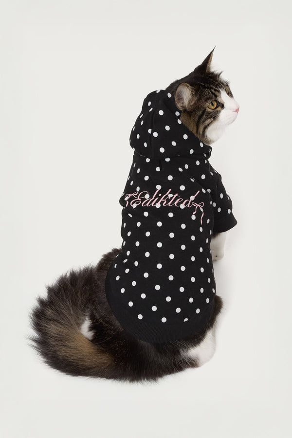 Chelsie Polka Dot Pet Hoodie view 1