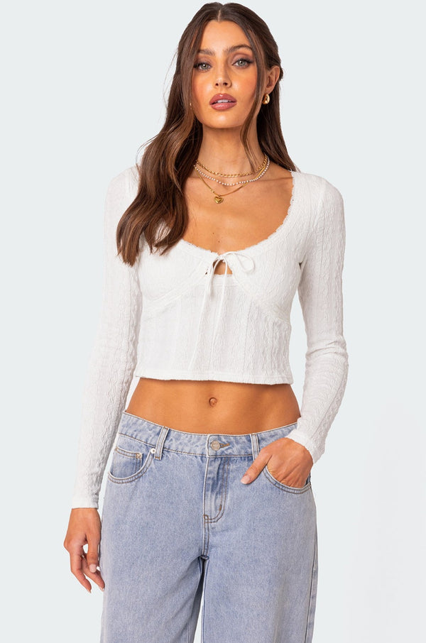 Lorey Lacey Knit Top view 1