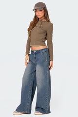Jakarey Low Rise Baggy Jeans