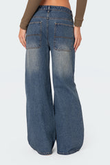 Jakarey Low Rise Baggy Jeans