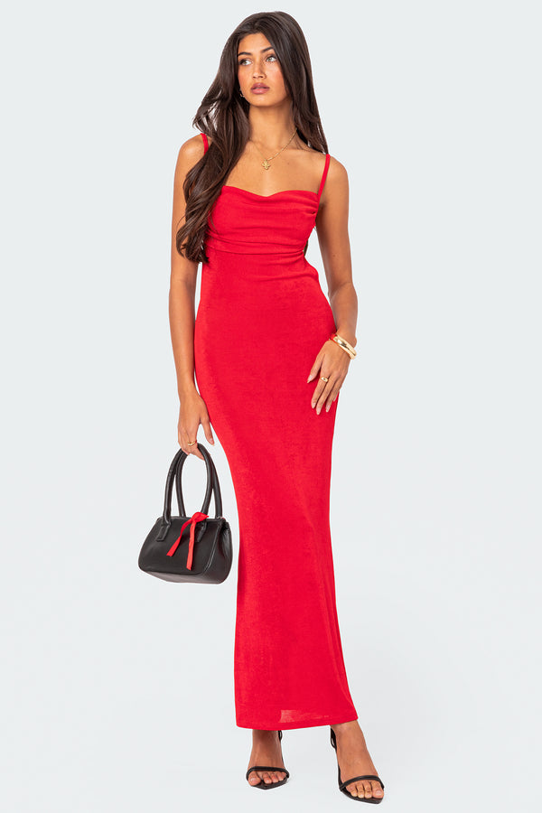 Clea Open Back Maxi Dress view 1