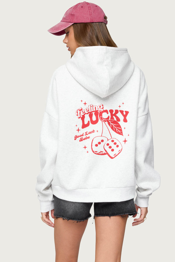 Feeling Lucky Oversized Hoodie view 1