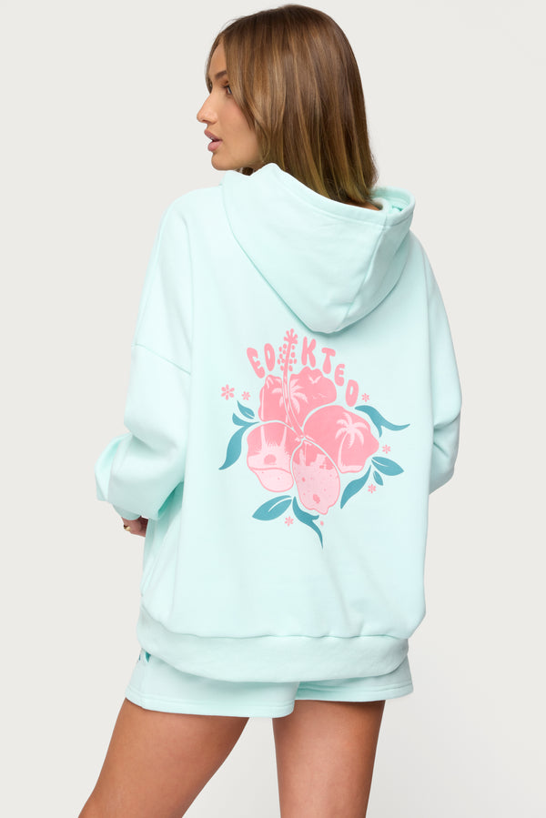 Beach Bloom Hoodie view 1