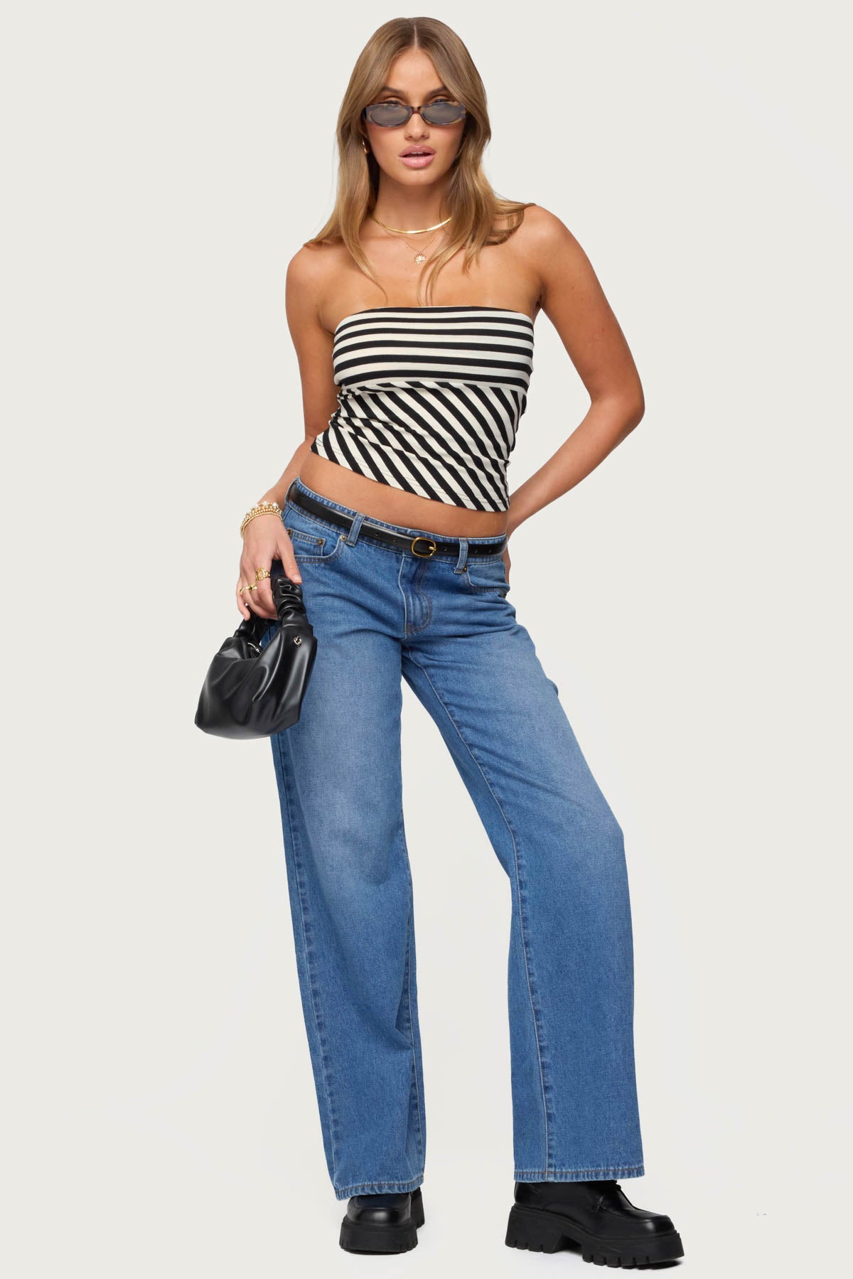 Betsana Striped Tube Top