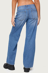 Nikoletta Low Rise Straight Leg Jeans
