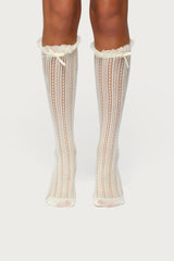 Sheer Lace Socks
