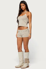 Nicca Iridescent Knit Shorts