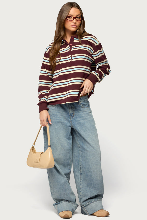 Renya Striped Rugby Shirt view 2