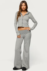 Meggy Striped Foldover Pants