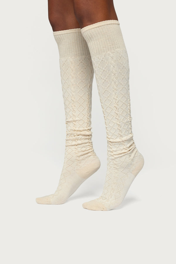 Cable Knit Socks view 2
