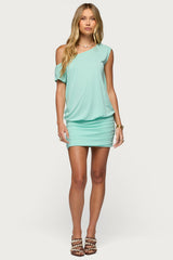Marya Off Shoulder Ruched Mini Dress