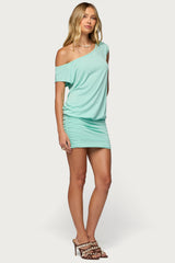 Marya Off Shoulder Ruched Mini Dress