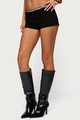 Marea Iridescent Button Shorts