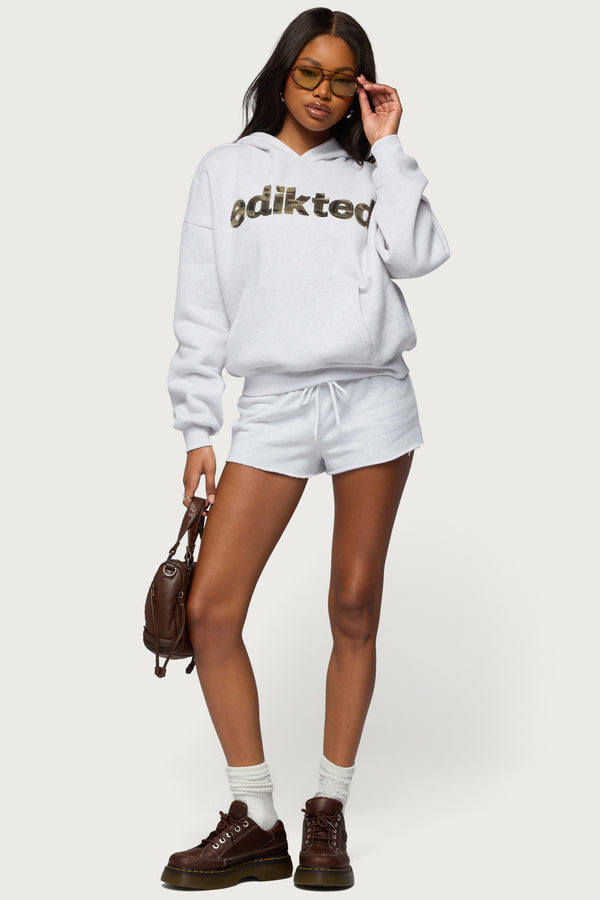 Edikted Cutie Sweat Shorts view 1