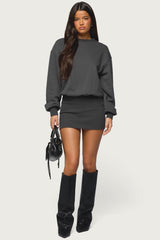 Jannah Sweatshirt Mini Dress