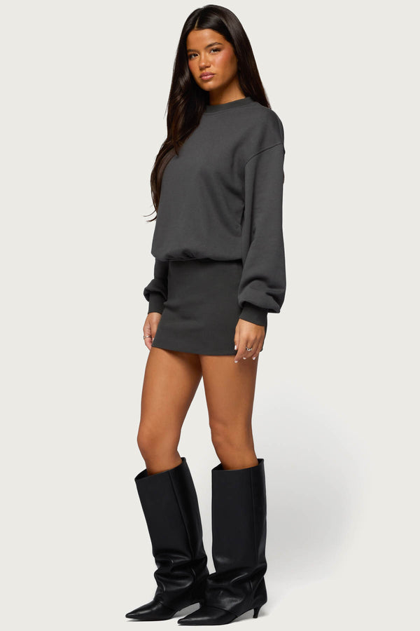 Jannah Sweatshirt Mini Dress view 2