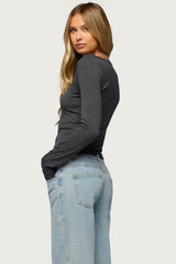 Gayle Lacey Button Up Top