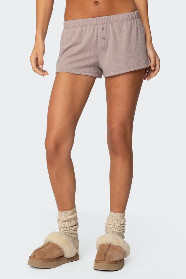 Keely Pointelle Shorts view 2