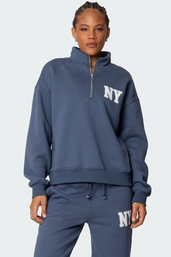 Ny Quarter Zip Sweatshirt view 1
