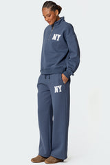 Ny Wide Leg Sweatpants