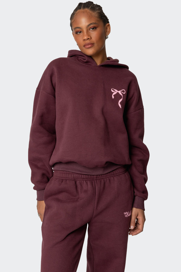 Sasha Bow Detail Hoodie view 2