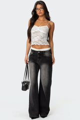 Rut Sheer Lace Tank Top