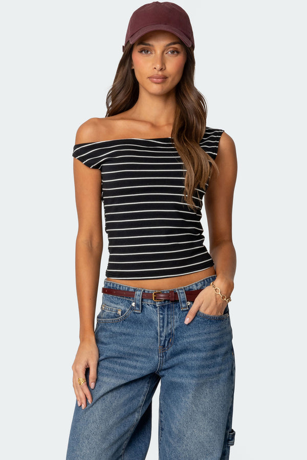 Keryn Striped Off Shoulder Top view 1