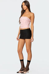 Rosee Textured Floral Corset