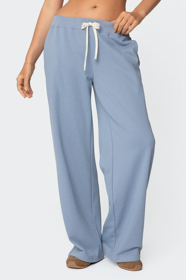 French Terry Straight Leg Sweatpants view 2
