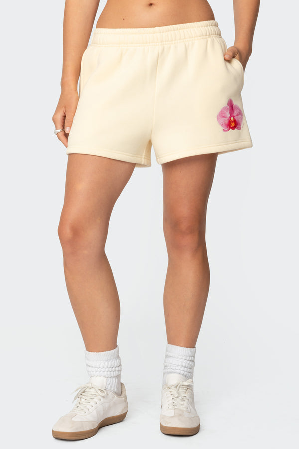 Orchid Babe Sweat Shorts view 2
