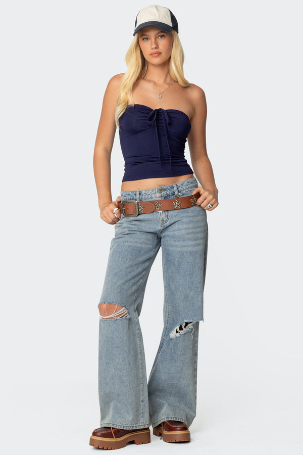 Annelise Strapless Top view 2
