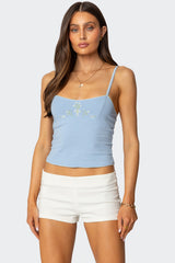 Prairie Embroidered Tank Top
