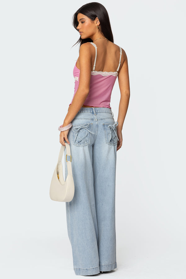 Sidonie Low Rise Baggy Jeans view 1