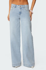 Sidonie Low Rise Baggy Jeans