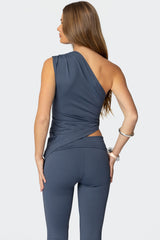 Jayna Asymmetric Ring Top