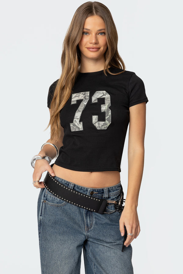 Camo 73 T Shirt view 1