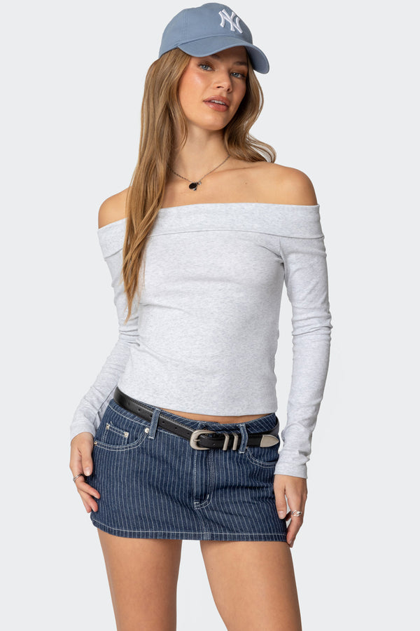 Claudie Fold Over Top view 1