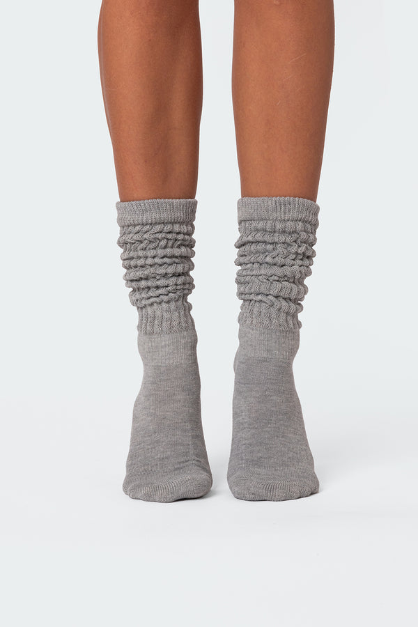 Slouchy Scrunch Socks view 2