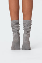 Slouchy Scrunch Socks